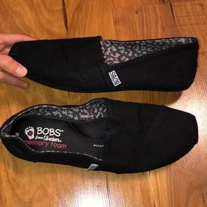 Black Bobs Memory Foam shoes